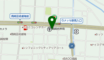 ミニストップ 高崎岩押町店の地図画像