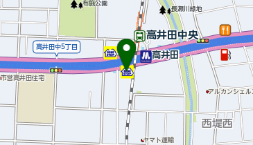 ミニストップ 高井田駅南口店の地図画像