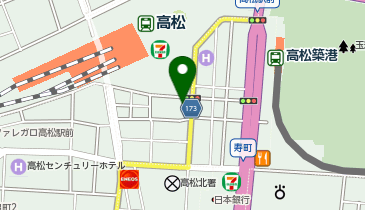 ミニストップ 高松駅前店の地図画像