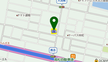 ミニストップ 高松大池南店の地図画像