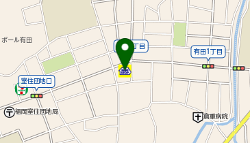 ミニストップ 福岡有田店の地図画像