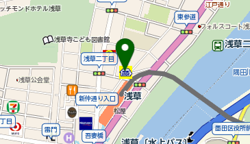 ミニストップ 浅草駅北口店の地図画像