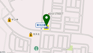 ミニストップ つくば研究学園店の地図画像