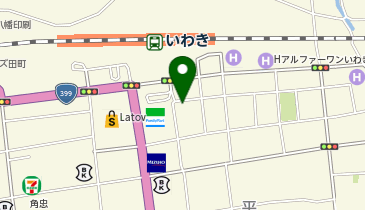 ミニストップ いわき駅前店の地図画像