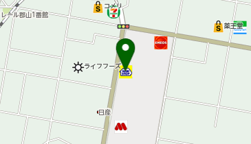 ミニストップ 郡山久保田店の地図画像