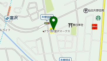 ミニストップ 仙台富沢駅東口店の地図画像