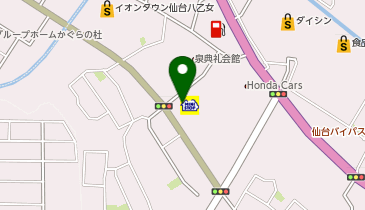 ミニストップ 仙台泉松森店の地図画像