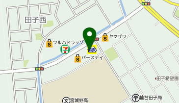 ミニストップ 仙台田子店の地図画像