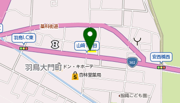 ミニストップ 静岡山崎店の地図画像