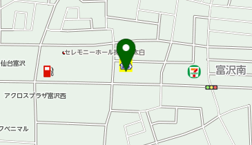 ミニストップ 仙台富沢西店の地図画像