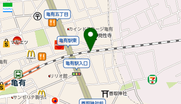 ミニストップ 亀有駅東店の地図画像
