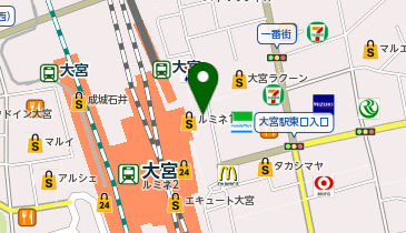 ミニストップ 大宮銀座通り店の地図画像