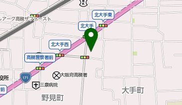 ミニストップ 高槻大手町店の地図画像