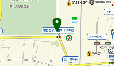 BIRD GREEN SPRINGS南西角の地図画像