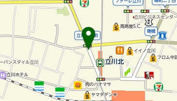 BIRD 焼肉居酒屋 四五六 立川店の地図画像
