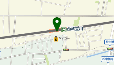 BIRD 西武立川駅の地図画像
