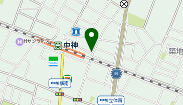 BIRD 中神不動建設株式会社の地図画像