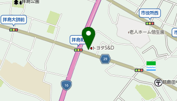 BIRD S&D昭島店の地図画像