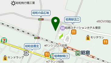 BIRD S&Dトヨタレンタリース昭島駅前店の地図画像