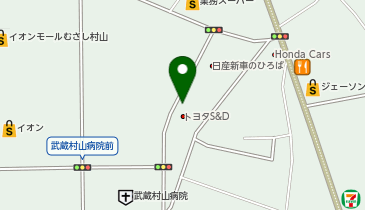 BIRD S&D武蔵村山店の地図画像