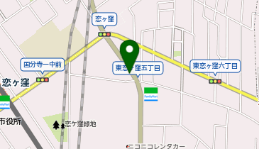 BIRD S&D国分寺恋ヶ窪店の地図画像