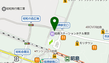 BIRD 昭島ステーションホテルの地図画像