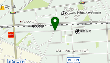 BIRD 岩下ビル国立の地図画像