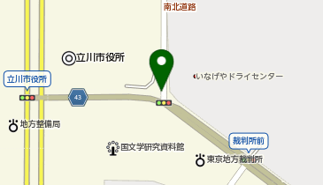 BIRD 多摩都市モノレール本社前の地図画像