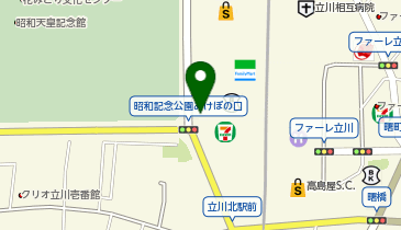 BIRD GREEN SPRINGS南西角の地図画像
