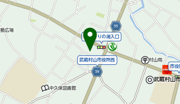 BIRD 武蔵村山 観光案内所 駐車場の地図画像