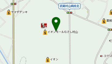 BIRD イオンモールむさし村山センターコート 東入り口前の地図画像