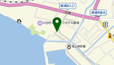 BIRD 勝浦市営駐車場の地図画像