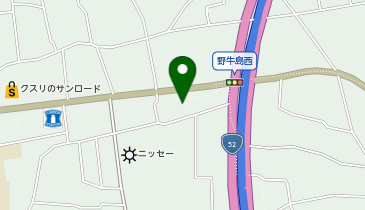 個別指導塾の学習空間 白根教室の地図画像