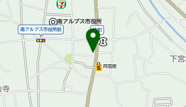 個別指導塾の学習空間 櫛形教室の地図画像