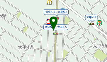 個別指導塾の学習空間 札幌太平教室の地図画像