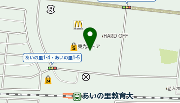 個別指導塾の学習空間 あいの里教室の地図画像