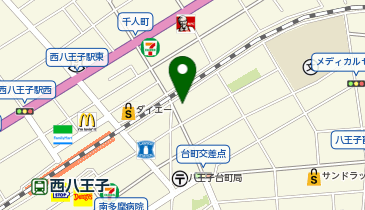 個別指導塾の学習空間 西八王子教室の地図画像