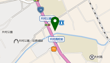 個別教室のトライ 大村校の地図画像