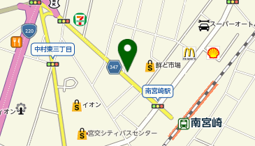 トライ式医学部予備校 南宮崎駅前校の地図画像