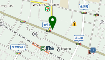 トライ式医学部予備校 桐生駅前校の地図画像