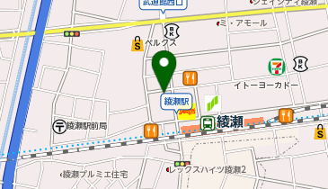 トライ式医学部予備校 綾瀬駅前校の地図画像