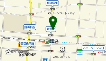 東京個別指導学院(ベネッセグループ) 姪浜教室の地図画像