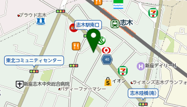 東京個別指導学院(ベネッセグループ) 志木教室の地図画像