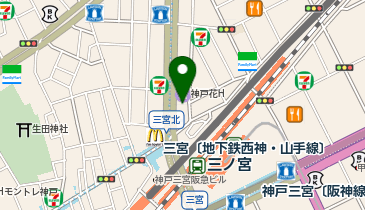 関西個別指導学院(ベネッセグループ) 三宮教室の地図画像