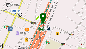 栄光ゼミナール 小山校の地図画像
