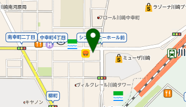 栄光ゼミナール 大学受験ナビオ 川崎校の地図画像