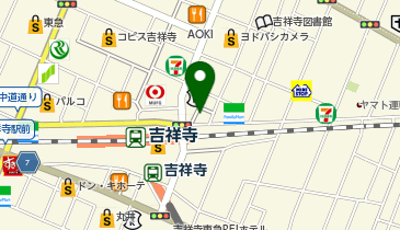 栄光ゼミナール 大学受験ナビオ 吉祥寺校の地図画像