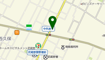 個別指導の明光義塾 武蔵野三鷹教室の地図画像