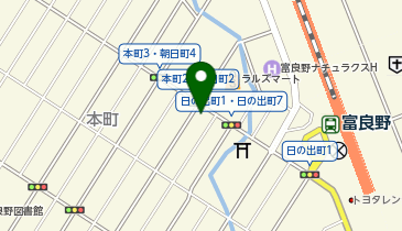 個別指導の明光義塾 富良野教室の地図画像