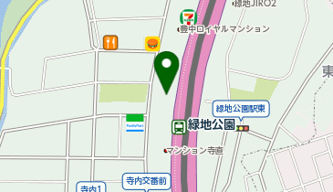 東進衛星予備校 緑地公園駅ビル校の地図画像